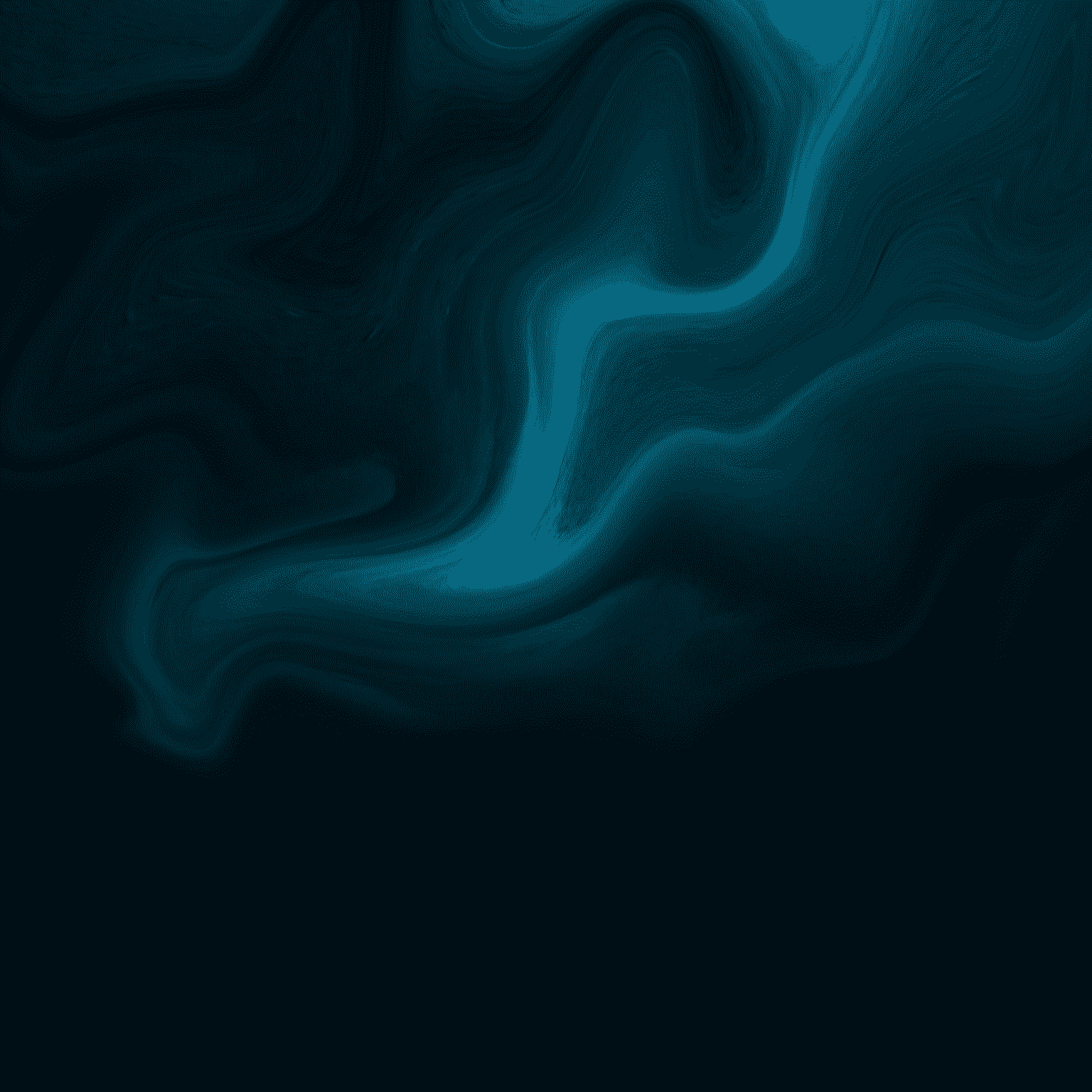 Article card header with dark trippy flowy colors with blue, grey, green shades
